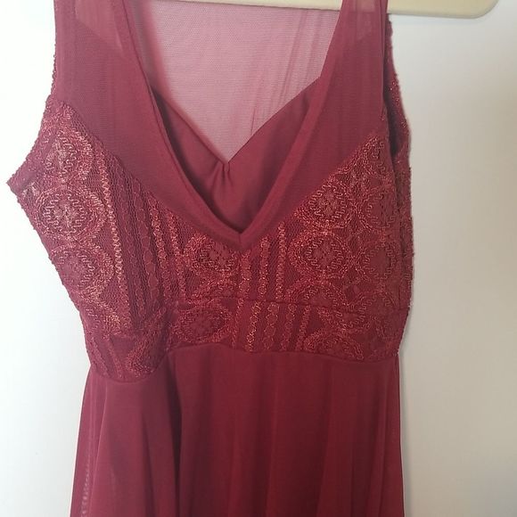 Kelle Girls Red A line sleeveless dress Medium - Picture 5 of 7